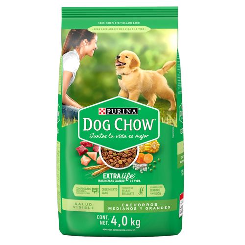 Comida Seca Perro Dog Chow Puppy 4 Kg