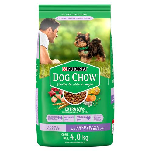 Comida Seca Perro Dog Chow Puppy Raza Pequeña 4 Kg
