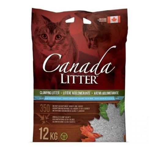 Arena Canada Litter Aglomerante Baby Powder 12 Kg