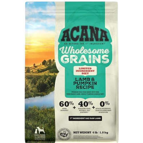 Comida Seca Perro Acana Wholesome Grains Lamb & Pumpkin 4lb