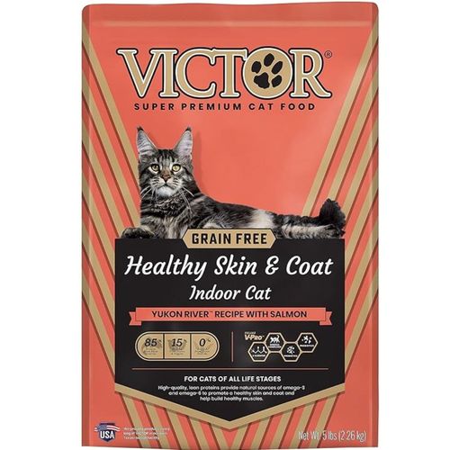 Comida Seca Gato Victor Grain Free Healthy Skin & Coat 5 LB