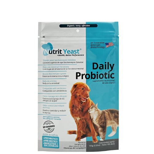 Nutrit Yeast Probiótico y Vitaminas para Perros y Gatos (30 g)