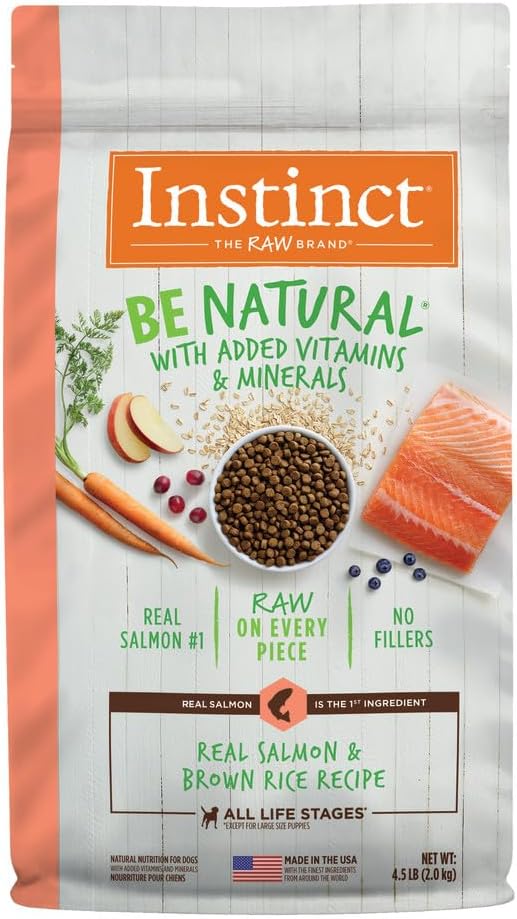 Instinct Be Natural Alimento Perro Salmón y Arroz Integral 4.5lb-1763752151567
