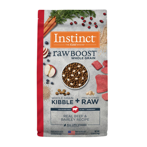 Instinct Raw Boost Alimento Perro Carne y Cebada 3.5lb-1763752505453