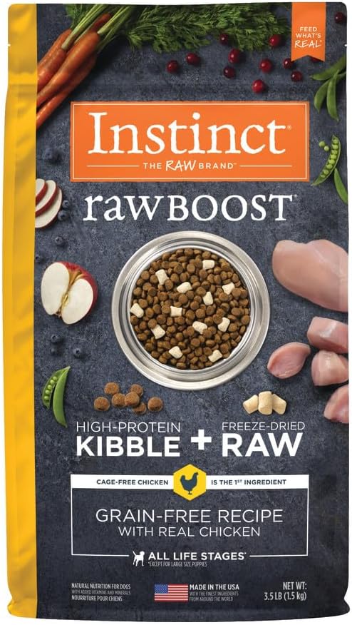 Instinct Raw Boost Grain Free Alimento Perro Pollo 3.5lb-1763752520322