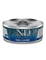 Farmina N&D Ocean Alimento Húmedo Gato Atún y Salmón Lata 70g-1764086461536