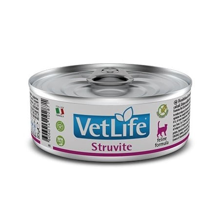 Farmina Vet Life Struvite Alimento Medicado Gato Cálculos Lata 85g-1764086646579